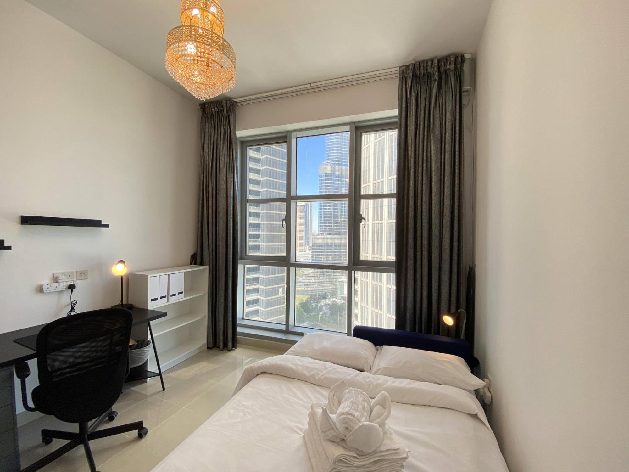 Lux Bnb Standpoint Tower Burj & Fountain Views Dubai Exteriör bild