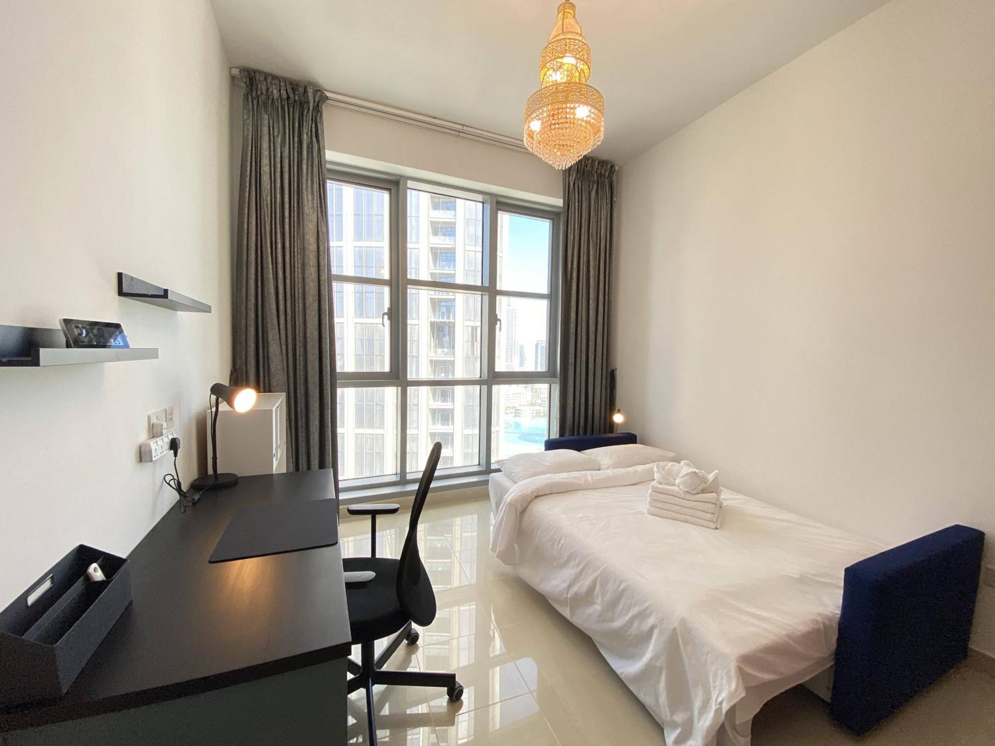 Lux Bnb Standpoint Tower Burj & Fountain Views Dubai Exteriör bild