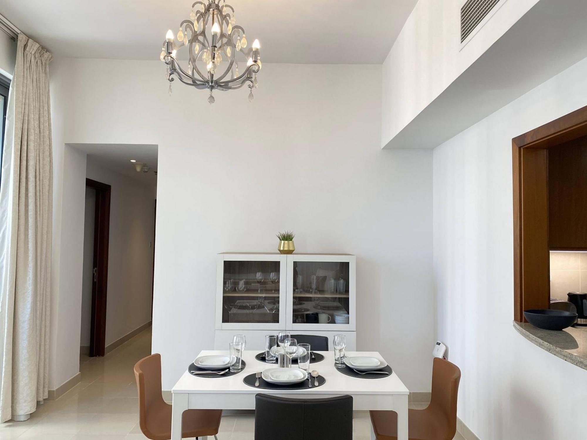Lux Bnb Standpoint Tower Burj & Fountain Views Dubai Exteriör bild